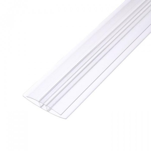 Профиль соединительный для поликарбоната, тол. 4 - 6 мм, длина 6 м, универсал, Novattro /5351077