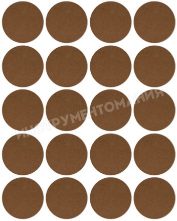 Подкладки для мебели самоклеющиеся круглые 17 мм, 20 шт., войлок/67524