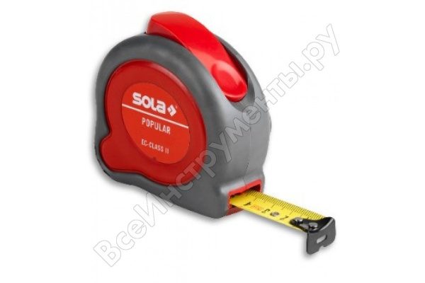 Рулетка 5м х 25мм, обрезиненный корпус, автоматическая фиксация Denzel/31552