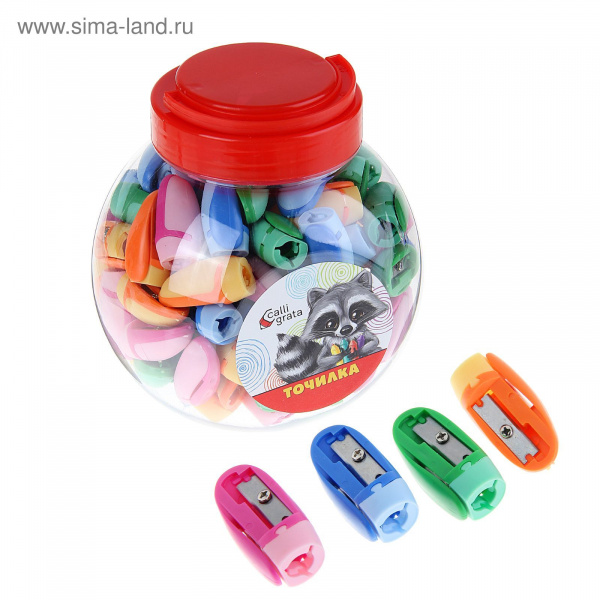 Точилка с клипом МИКС 126291