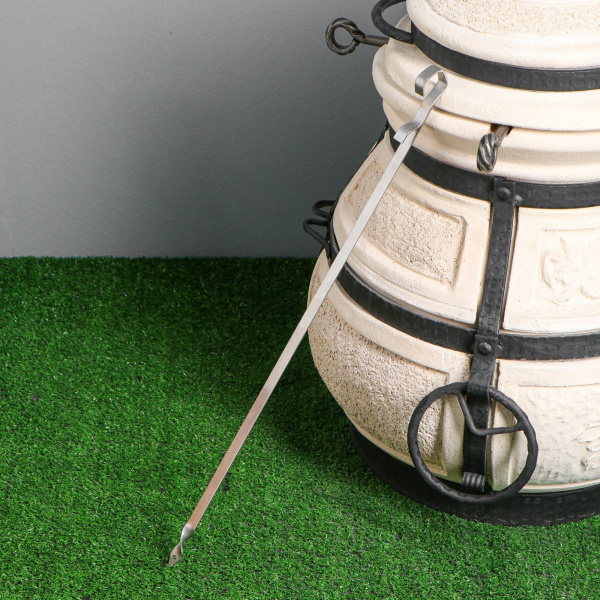 Шампур для тандыра, 55 х 1,1 см, нержав. сталь 2 мм /4920770