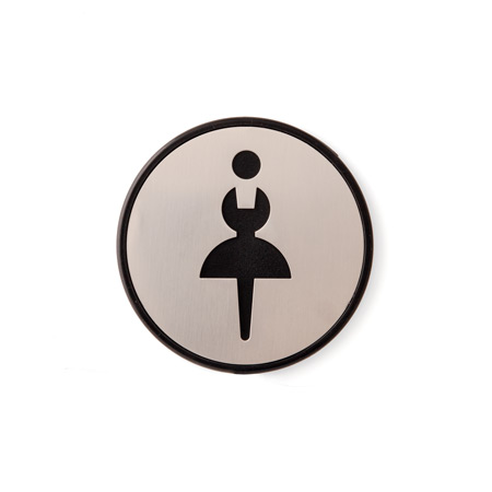 Табличка SP-02-INOX (ЖЕН)