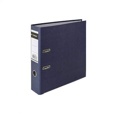Папка-регистратор 75мм inФормат синяя (собранная) /047445