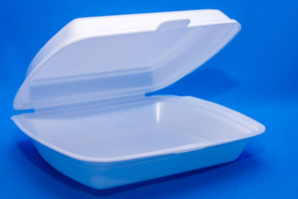 Ланч-бокс вспененный 1-секц /27555