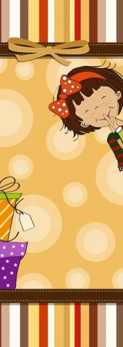 Фотообои DECOCODE Пеппи длинный чулок 1х2,8  11-0148-AY