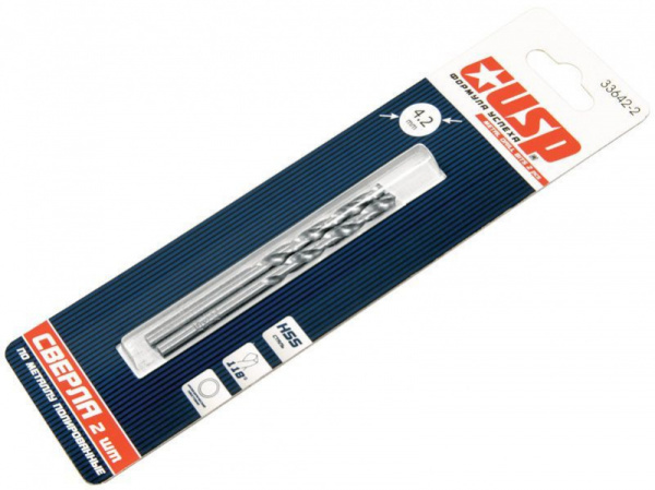 Сверло по металлу  1,0-34мм 2шт /33610-2