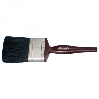 Кисть плоск "Декор3" нат.черн.щет,дер.руч. MATRIX MASTER /82640