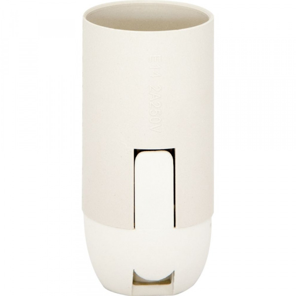 Патрон Е14 миньон белый