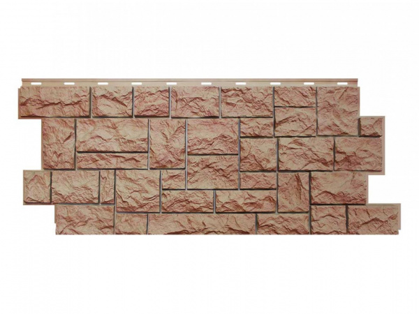 Фасадная панель NORDSIDE "Северный камень" 1117*463*17 Терракотовый