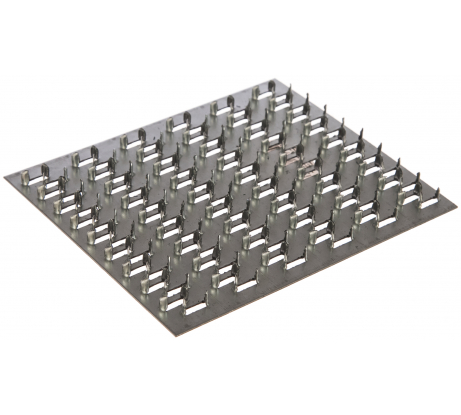 Пластина монтажная с шипами 129х152