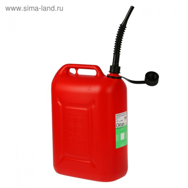 Канистра ГСМ 25 л, пластиковая, красная /2578002