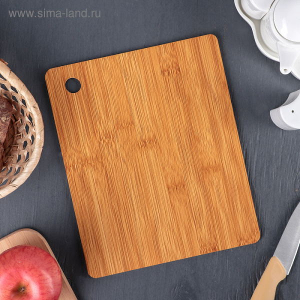 Доска разделочная Доляна «Фидан», 23,5×19 см/3945454