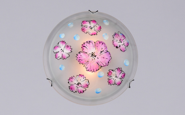 Светильник РС-117 Фиалка розовая (д.300)