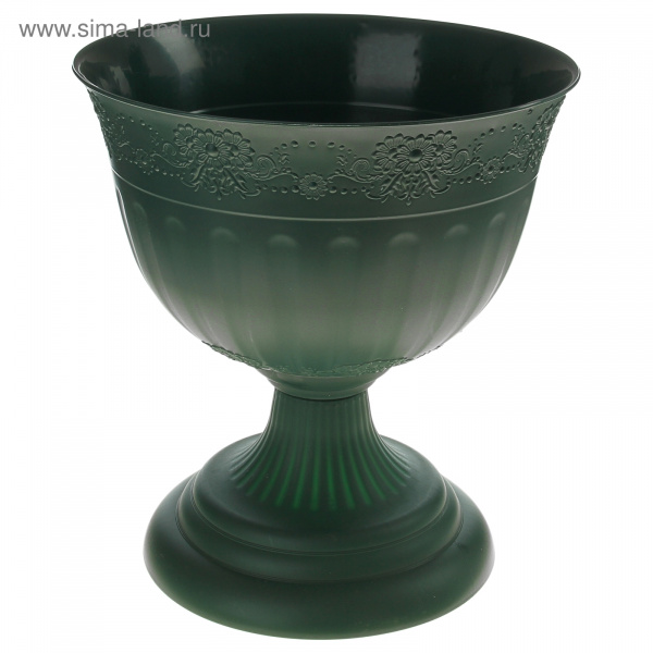 Вазон Венеция 18л зеленый М3136  865274