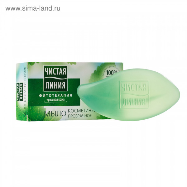 Мыло 80г. с экстрактом Мелиссы Чистая Линия 1200638