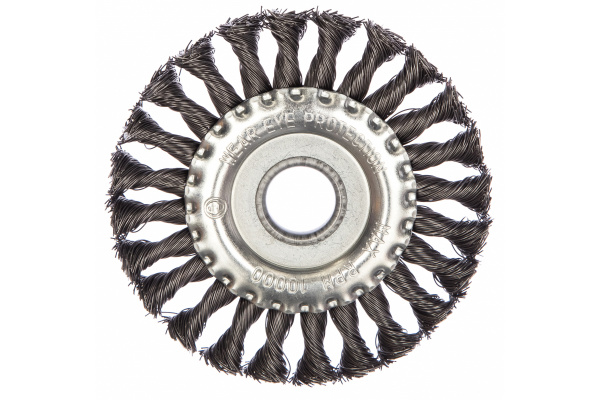 Корщетка-колесо 125мм витая /39103