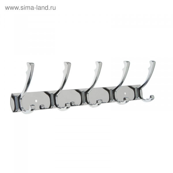Вешалка 5-ти местная, цвет хром/3655034