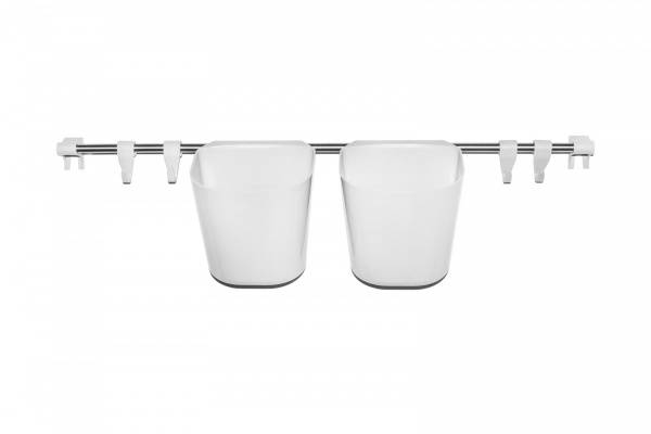 Набор рейлинг с контейнером Prestige, снежно-белый, BEROSSI (АС59301000)