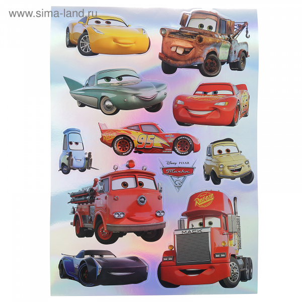 Наклейка "Тачки: Лучшие друзья МакКуина"  2802892