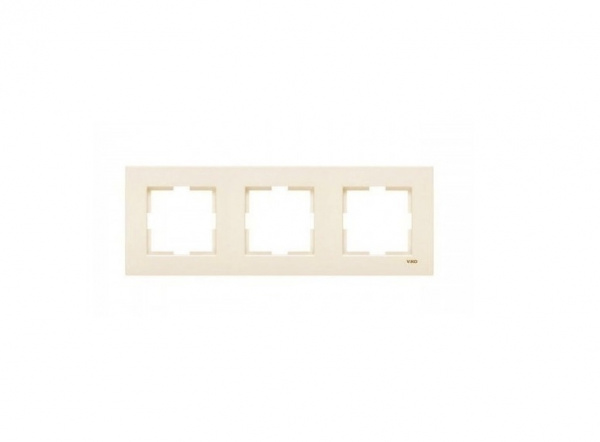Рамка Viko Karre крем 3-я гориз/90960212