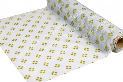 Клеенка силиконовая Dekorelle 049-1 Gold размер 0,8*20м/54383