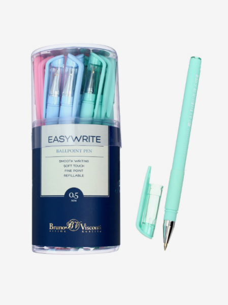 Ручка шариковая EasyWrite Zefir,  0.5 мм, синие чернила, матовый корпус Silk Touch/3979185