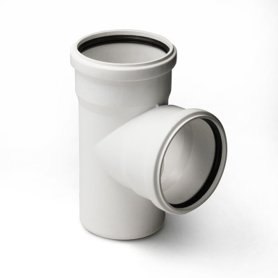 Тройник Stilte Белый 110x50/87,5