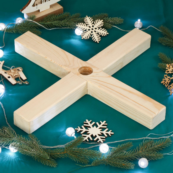 Подставка для ёлки, d = 40 мм, дерево /5664465