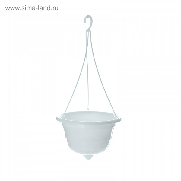Горшок-кашпо 4,5л "Грация", белый 868064