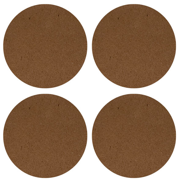 Подкладки для мебели самоклеющиеся круглые 34 мм, 4 шт., войлок/67511