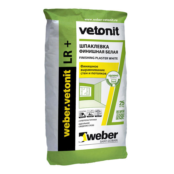 Шпаклевка "Ветонит LR+" (20 кг)/54  финишная