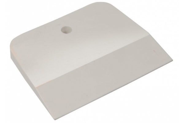 Шпатель резиновый, белый 180мм /06866