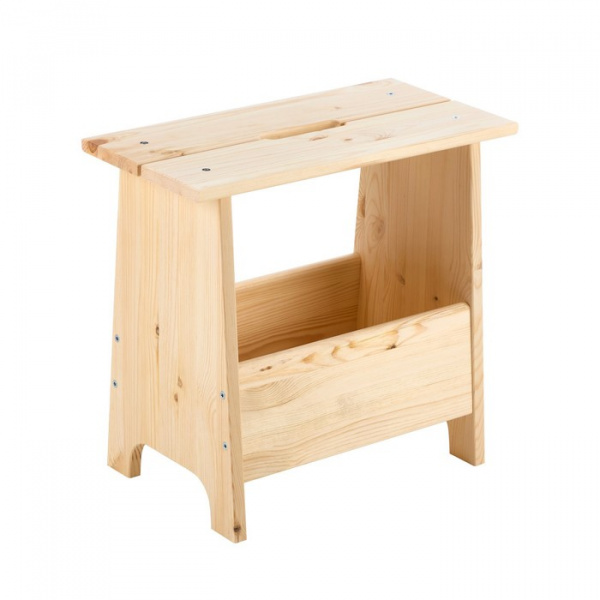 Табурет с отделением для хранения PERJOHAN, 49х25х45, Массив сосны/9598755