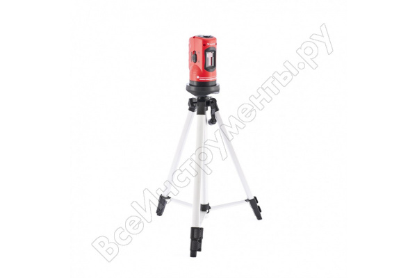 Уровень лазерный, 100мм штатив 1260мм, самовырав. /35023