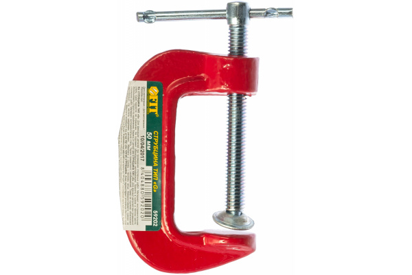 Струбцина тип G 50мм/59202 (по дереву)