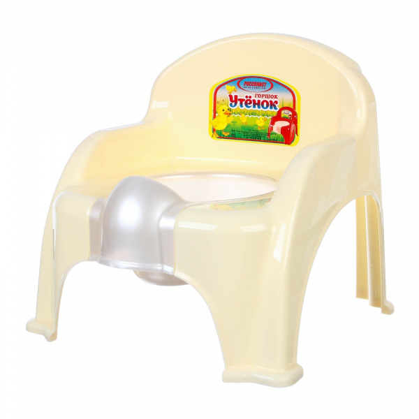 Горшок детский «Утенок» слоновая кость / белый 310х295х280мм /9603661