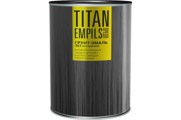 Грунт-эмаль по ржавчине ОРЕОЛ TITAN белый RAL 9010 10 кг