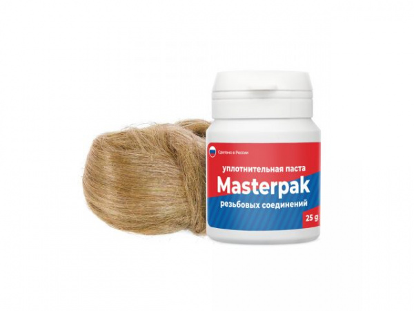 Комплект паста уплотнительная (вода, пар, 25 г) + лён (ИС.130208)