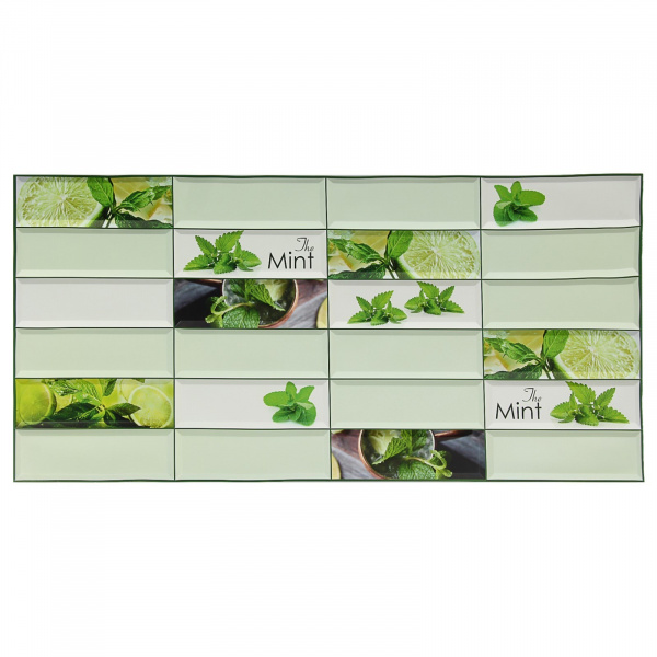 Панель ПВХ Плитка Мята 955х480 мм /2958844