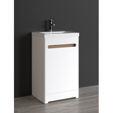 Пенал напольный 35 с 1 ящ. ПРАВ. Контраст, Айсберг DA2707P