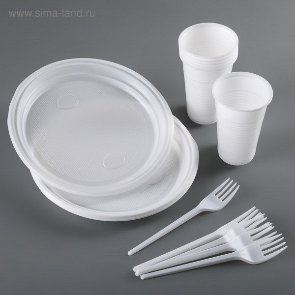 Посуда одноразовая "Пикник" 6 персон 1496905