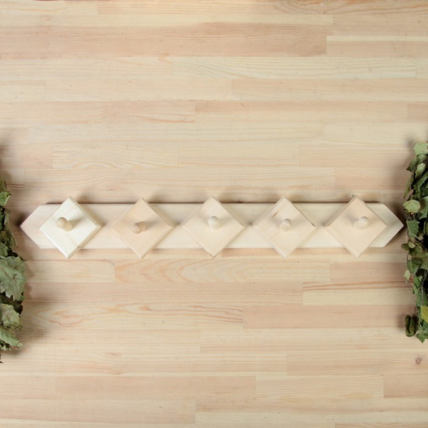 Вешалка 5 крючков, липа "Добропаровъ" /1350303