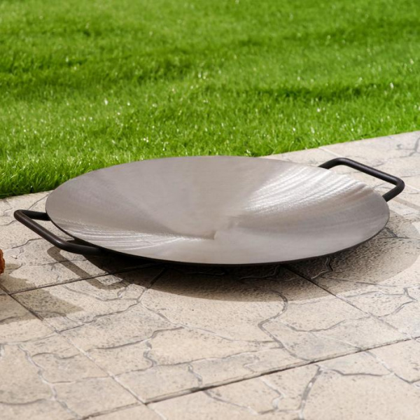 Садж сковорода без бортов, d - 40 см, сталь 3 мм/3556544