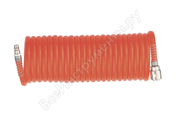 Шланг воздушный спиральный 6х8мм 10м/57004