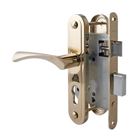 Замок врезной 1623PVD G/106105