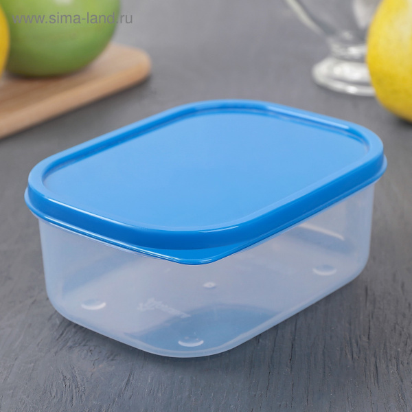 Контейнер пищевой 0,5л цвет синий /1333829