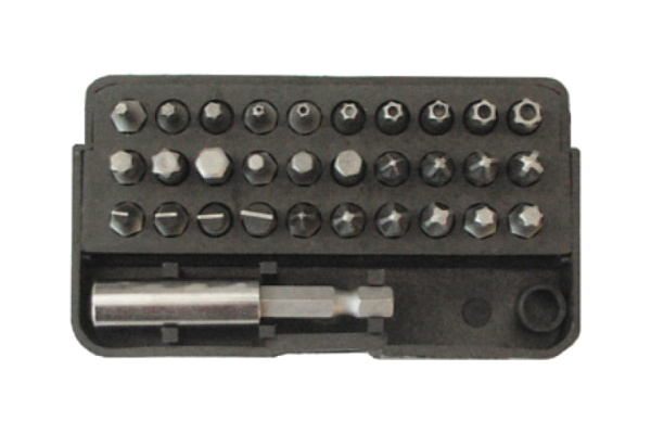 Набор бит 31 шт. CrV + адаптер с защелкой 57854