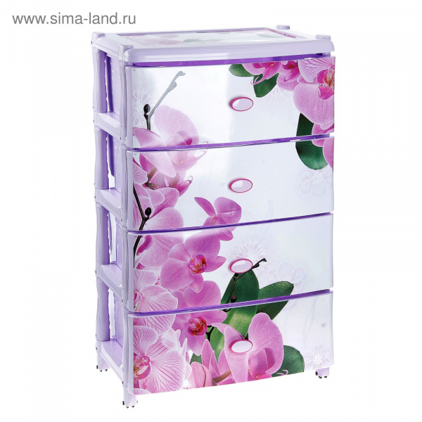 Комод ОРХИДЕИ 4-х секции 526894