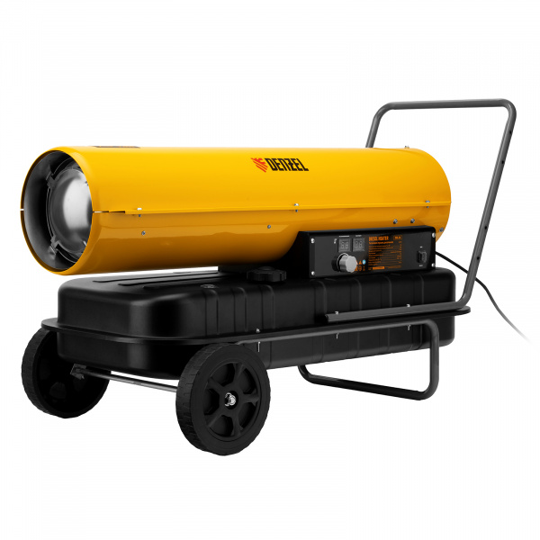 Дизельная тепловая пушка DHG-50, 50 кВт, 1100 м3/ч, прямой нагрев Denzel/96486