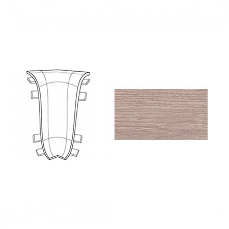 ВНУТРЕННИЙ УГОЛ 215  Дуб снежный ИДЕАЛ